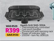 Sunbeam Health Grill SHG-300A