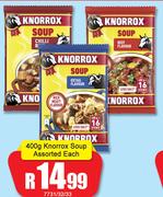 Knorrox Soup Assorted-400g Each