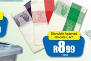 Dishcloth (Assorted Colours)-Each