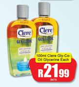 Clere Gly Co Oil Glycerine-100ml Each