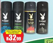 Playboy Deo Assorted-150ml Each