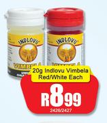 Indlovu Vimbela Red/White-20g Each