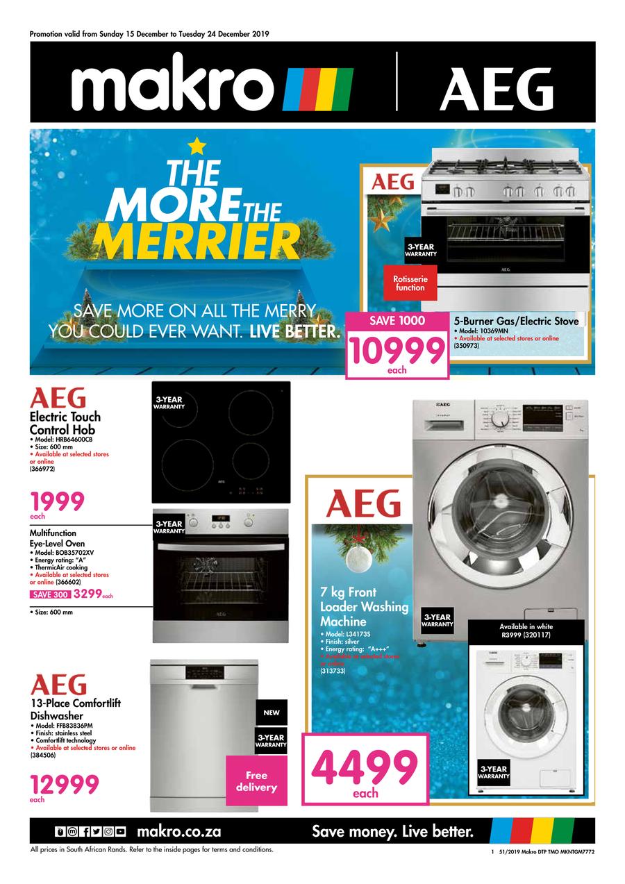 Aeg shop dishwasher makro