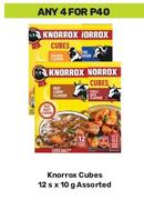 Knorrox Cubes Assorted-For 4 x 12s x 10g