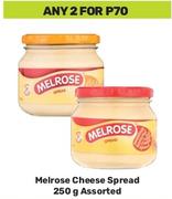 Melrose Cheese Spread Assorted-For 2 x 250g