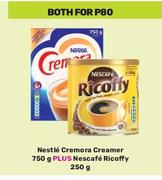 Nestle Cremora Creamer 750g Plus Nescafe Ricoffy 250g-Both For