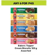 Bakers Topper Cream Biscuits Assorted-For 6 x 125g