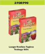 Laager Rooibos Tagless Teabags-For 2 x 160s
