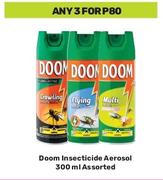 Doom Insecticide Aerosol Assorted-For 3 x 300ml