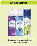 Glade Aerosol Air Freshener Assorted-For 3 x 180ml