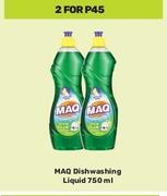 Maq Dishwashing Liquid-For 2 x 750ml