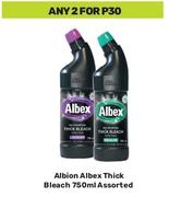 Albion Albex Thick Bleach Assorted-For 2 x 750ml