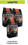 Campmaster Briquettes-For 3 x 4Kg
