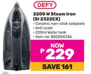 Defy 2200W Steam Iron SI 2322CX
