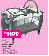 Little One Dream Baby Camp Cot