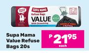 Supa Mama Value Reguse Bags-20s Each
