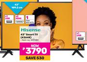 Hisense 109.2cm (43") Smart TV 43A4K