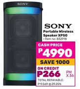 Sony Portable Wireless Speaker XP50