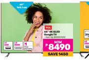 TCL 65" 4K QLED Google TV