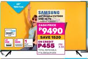 Samsung 65" Crystal CU7000 UHD 4K TV