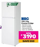 KIC 170L Top Freezer Fridge