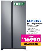 Samsung 647L Side By Side Freezer Fridge