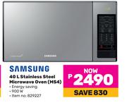 Samsung 40L Stainless Steel Microwave Oven MS4