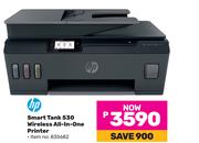 HP Smart Tank 530 Wireless All In One Printer