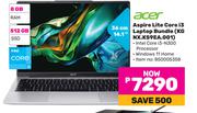 Acer Aspire Lite Core i3 Laptop Bundle (KG NX.KS9EA.001)