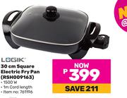 Logik 30cm Square Electric Fry Pan RSH009163