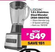 Logik 1.5L Stainless Steel Blender RSH-080476