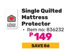 Always Home Single Quilted Mattress Protector