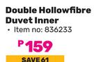 Always Home Double Hollowfibre Duvet Inner