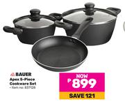 Bauer Apex 5 Piece Cookware Set