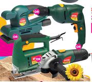 Ryobi 400W Jig Saw Or 650W Angle Grinder Or 150W Handyline Orbital Sander Or 500W Impact Drill-Each