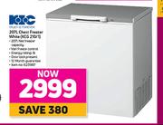 KIC 207L Chest Freezer White KCG 210/1