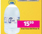 Great value Still Water-5L