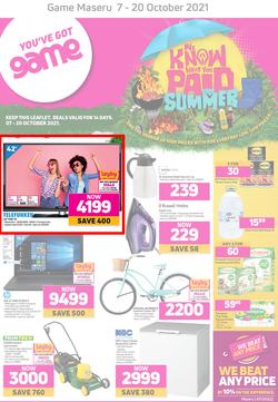Game Lesotho : We Know What You Paid Last Summer (7 October - 20 October 2021), page 1