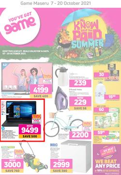 Game Lesotho : We Know What You Paid Last Summer (7 October - 20 October 2021), page 1