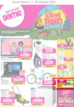 Game Lesotho : We Know What You Paid Last Summer (7 October - 20 October 2021), page 1