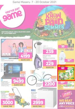 Game Lesotho : We Know What You Paid Last Summer (7 October - 20 October 2021), page 1