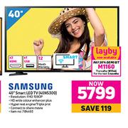Samsung 40" Smart LED TV 40N5300