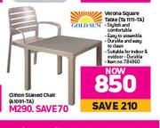 Goldsun Clifton Slatted Chair A1091-TA
