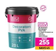 Simple Choice 20L Decorators PVA Soft Sand