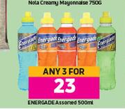 Energade Assorted-For Any 3 x 500ml