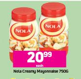 Nola Creamy Mayonnaise-750g Each