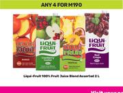 Liqui Fruit 100% Fruit Juice Blend Assorted-For 4 x 2L