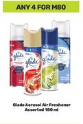 Glade Aerosol Air Freshener Assorted-For 4 x 180ml