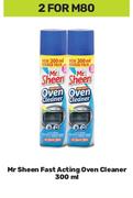 Mr Sheen Fast Acting Oven Cleaner-For 2 x 300ml