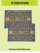 Panama Coir Door Mat-For 2